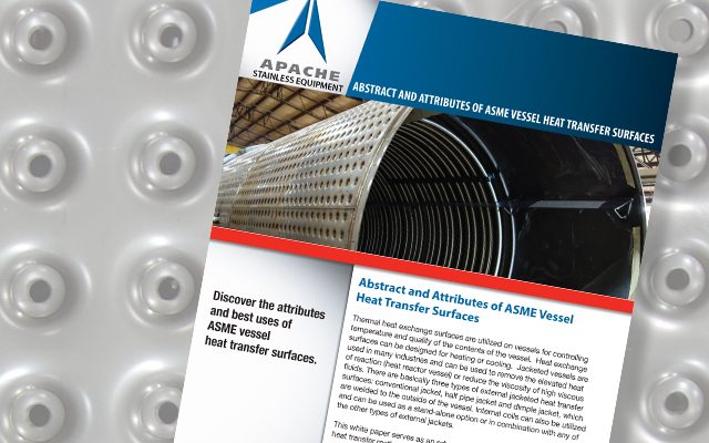 New White Paper: Heat Transfer Surfaces for ASME Tanks and Vessels