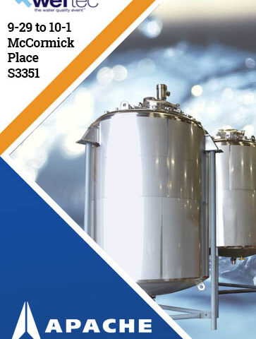Apache is First Time Exhibitor at WEFTEC