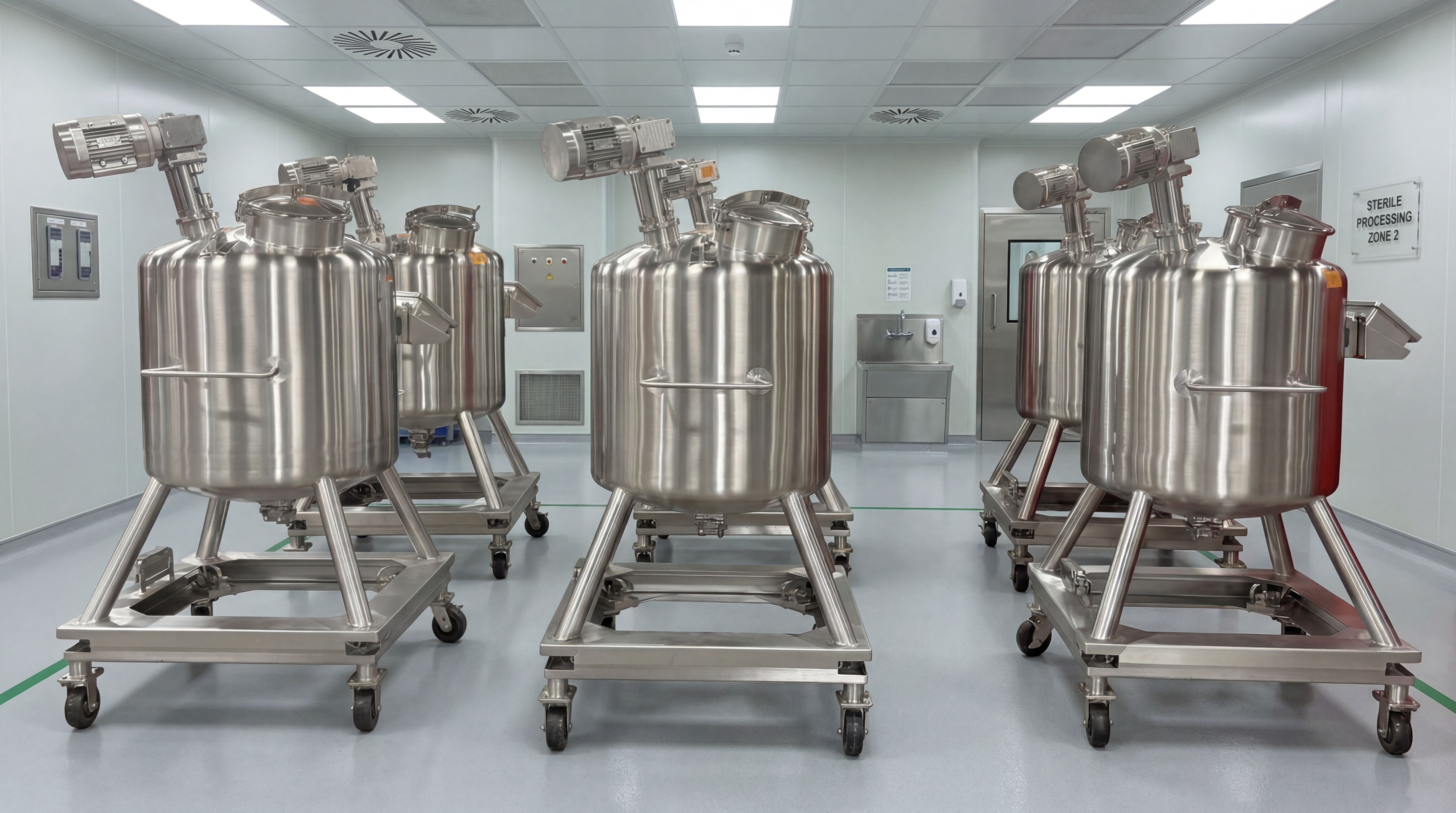 Custom Stainless Mix Tanks